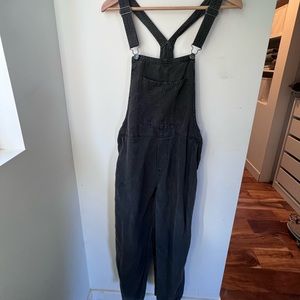 Aerie overalls charcoal grey size s